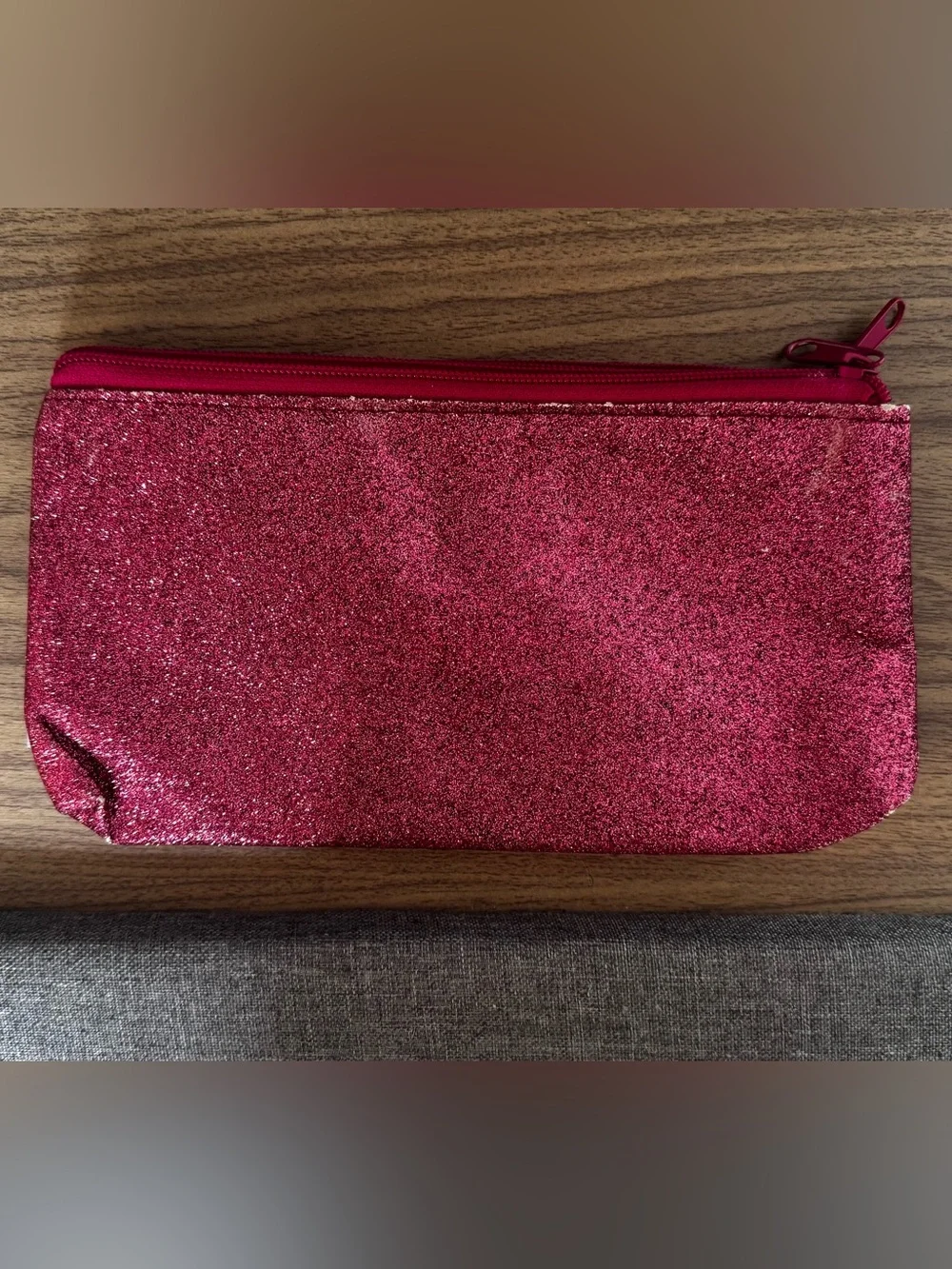 Pink Glitter Confidence Makeup Bag – Inspirational Makeup & Accessory Pouch